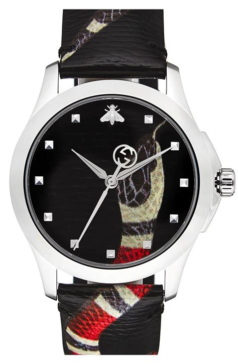 gucci pink snake watch|gucci snake watch men's.